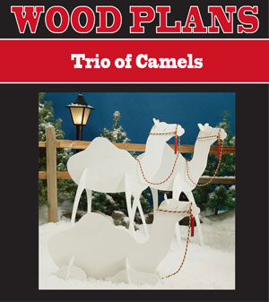 Trio of Camels Woodworking Plan